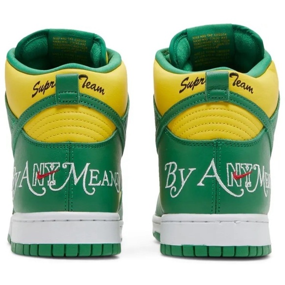 Supreme x Nike SB Dunk High By Any Means Brazil DN3741-700 - Picture 5 of 16
